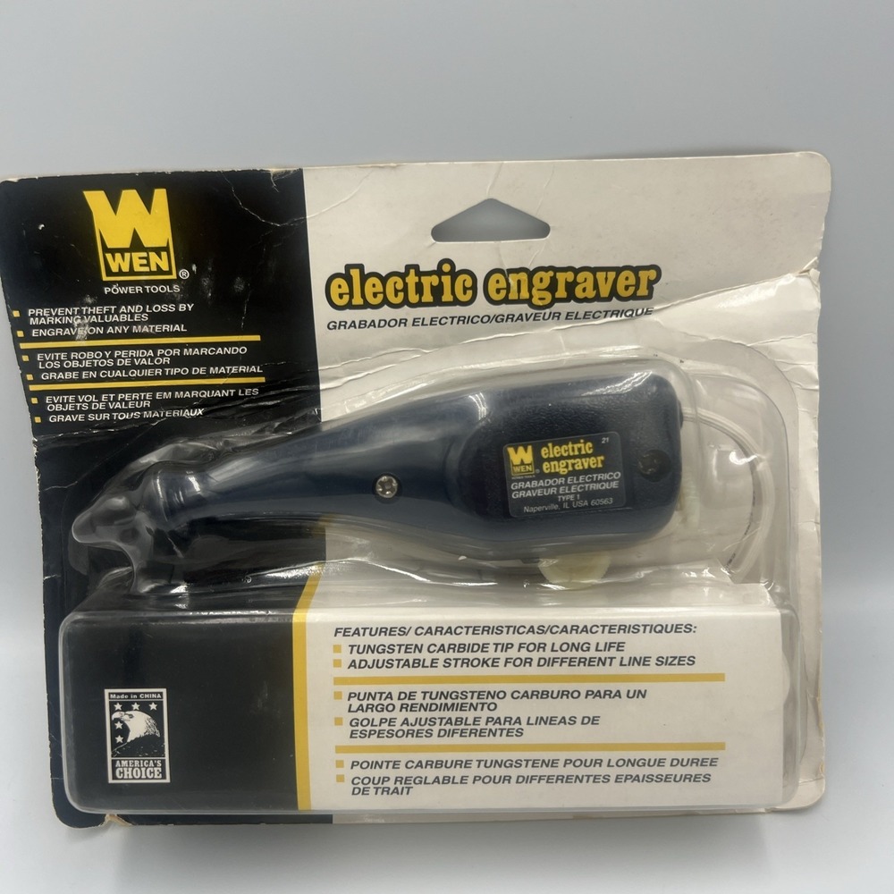 Vintage Wen Power Tools ELECTRIC ENGRAVER Model 21 - NEW In Box!